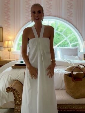 NWT Julia Amory Elle Dress Poplin Blanc XS